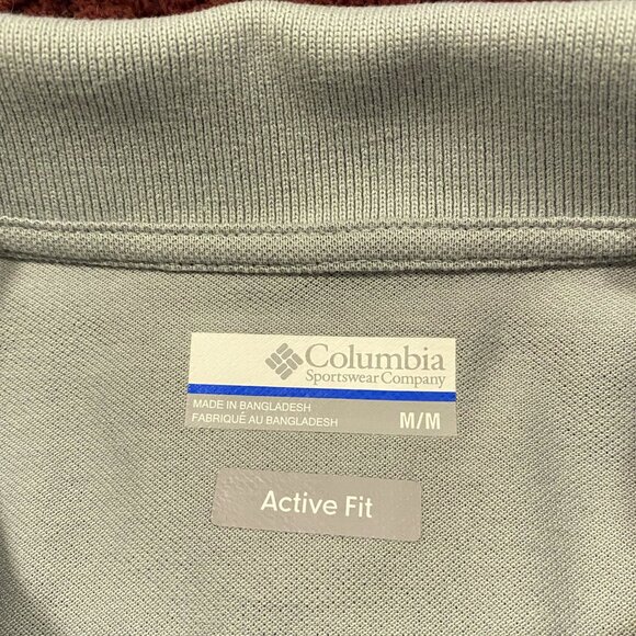 Columbia Men's Short Sleeve Polo - Size M - Light Sage Green NWT - Picture 3 of 7